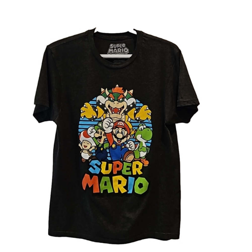 Super Mario T-Shirt Graphic Men's Medium